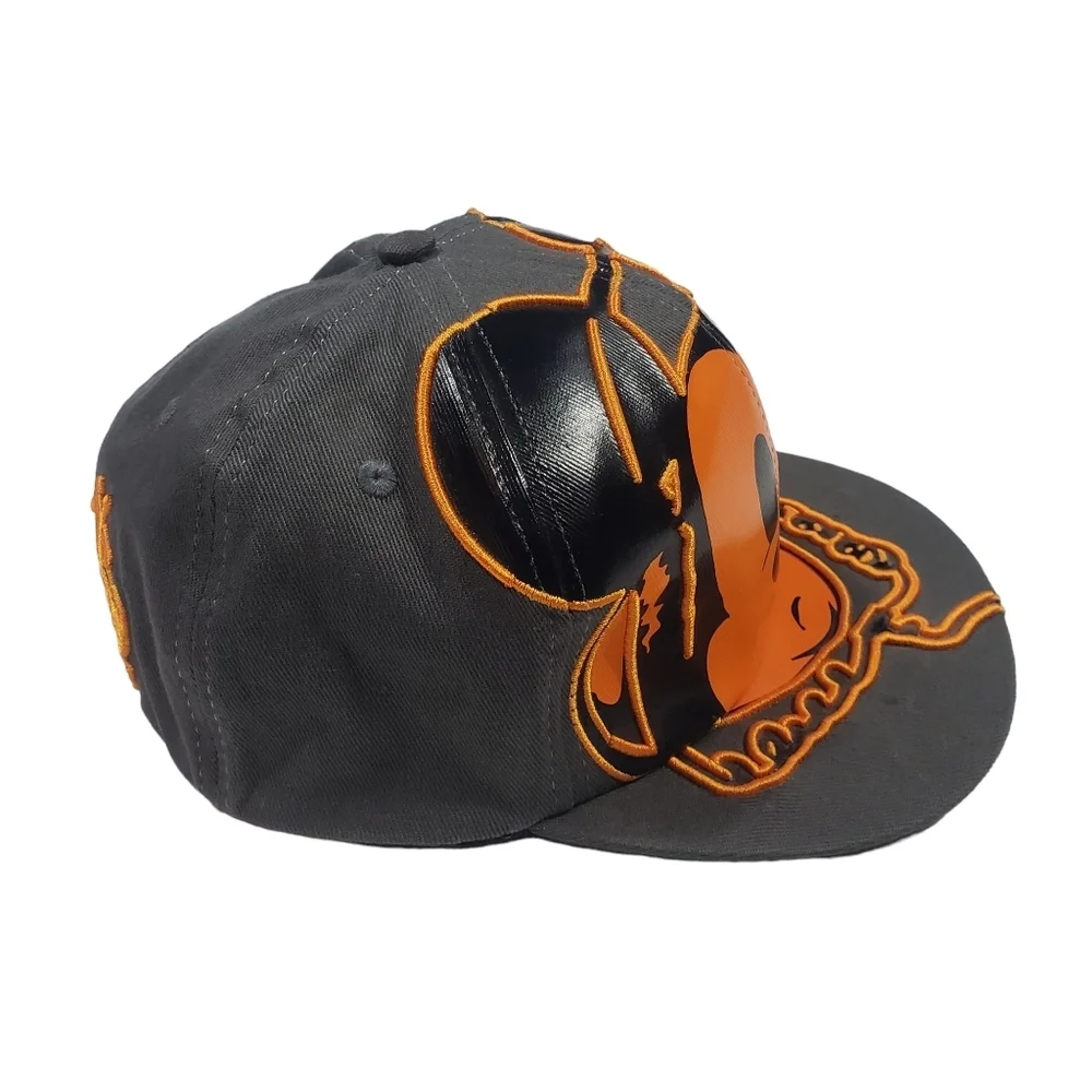 Disney Parks Mickey Mouse DJ Embroidered Baseball Hat Adult Size Flat Bill Cap